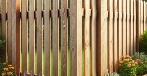 Cerca em Madeira para Jardim